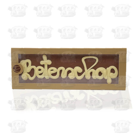 Choco tablet 'Beterschap'