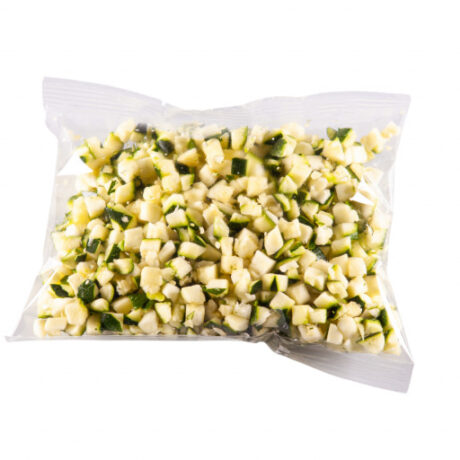 Courgette blokjes 10mm 400 gr