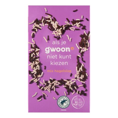 G'woon Hagelslag mix 400 gr